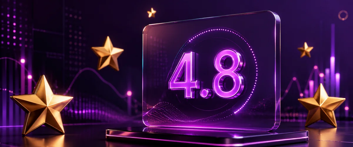 Pulsz Casino editorial scorecard panel showing the 9.2 expert rating with star icons